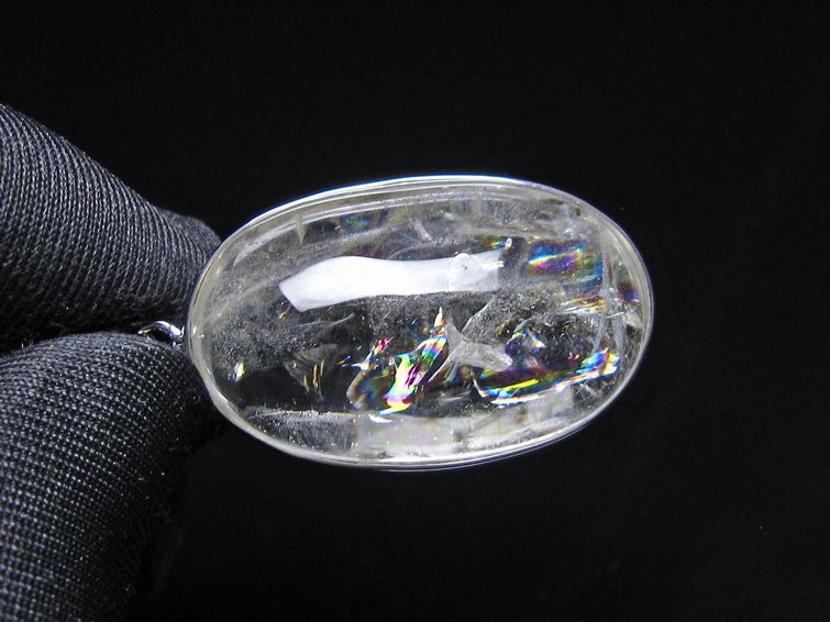 アイリスクォーツ 水晶 ペンダント 虹入り  一点物 112-14174