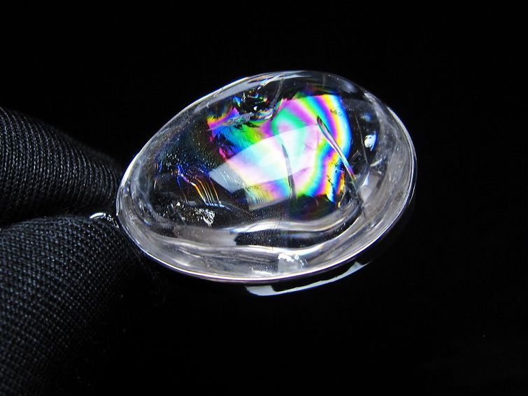 アイリスクォーツ 水晶 ペンダント 虹入り  一点物 112-14201