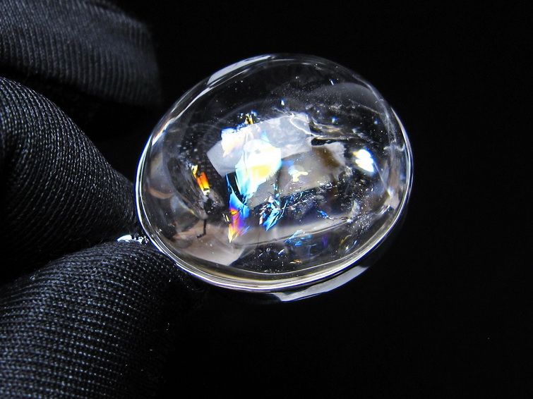アイリスクォーツ 水晶 ペンダント 虹入り  一点物 112-14202