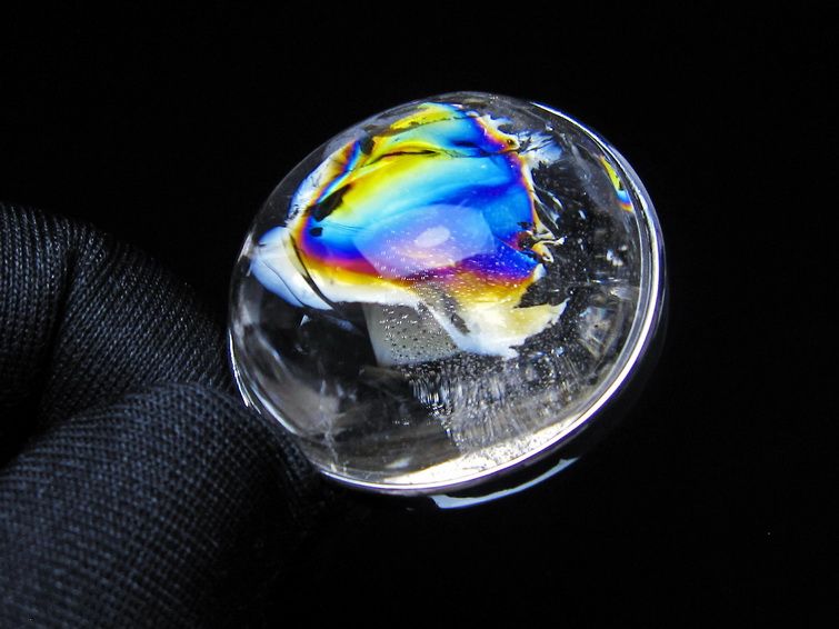 アイリスクォーツ 水晶 ペンダント 虹入り  一点物 112-14203