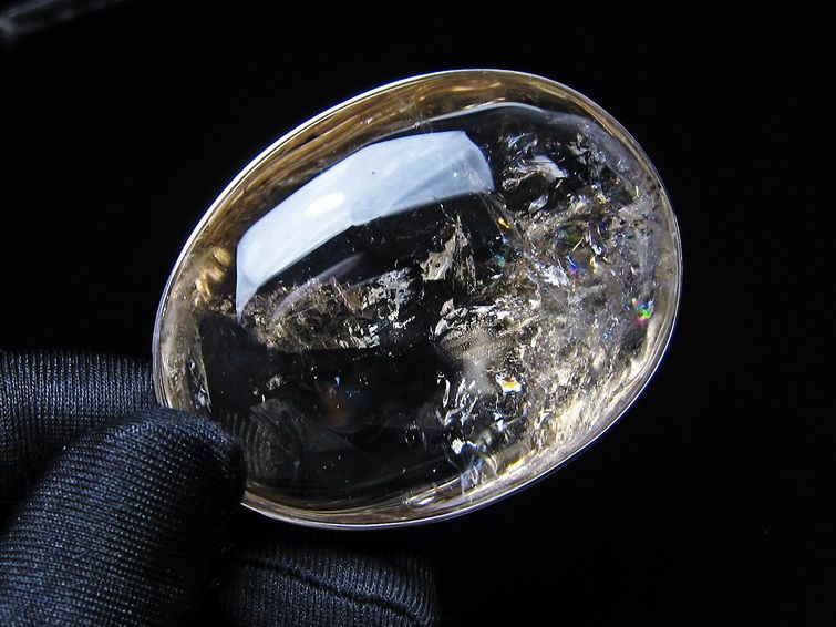 アイリスクォーツ 水晶 ペンダント 虹入り メール便可 一点物 112-14207