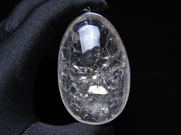 アイリスクォーツ 水晶 ペンダント 虹入り メール便可 一点物 112-14208