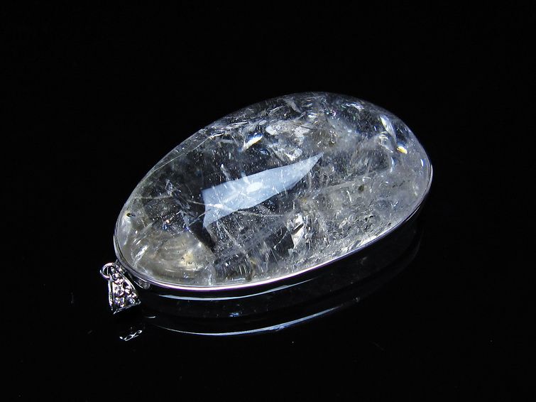 アイリスクォーツ 水晶 ペンダント 虹入り メール便可 一点物 112-14208