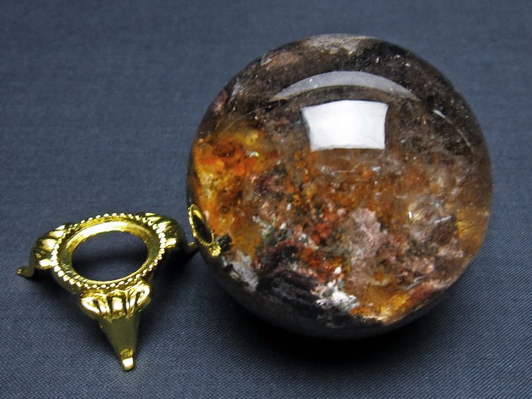 ガーデンクォーツ 丸玉 54mm スフィア 一点物  141-6837