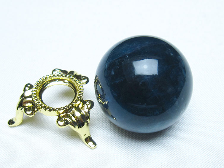 フローライト 丸玉 30mm 蛍石 スフィア 螢石 置物 一点物 141-7181 [sold out]