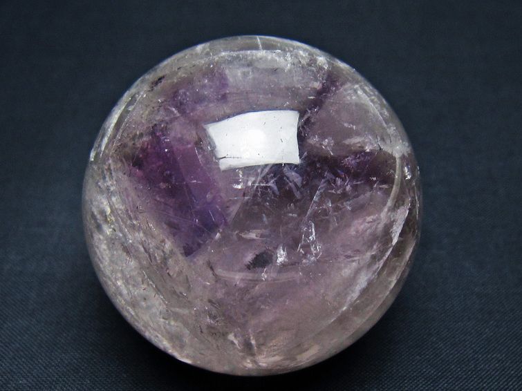 アメジスト 丸玉 51mm スフィア amethyst 置物 一点物 141-7309 [sold out]