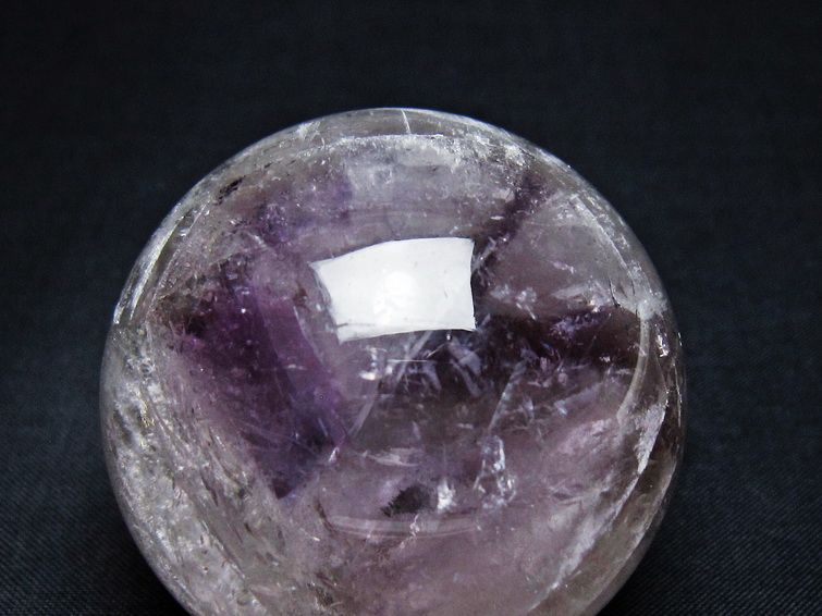 アメジスト 丸玉 51mm スフィア amethyst 置物 一点物 141-7309 [sold out]