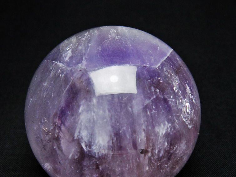 アメジスト 丸玉 51mm スフィア amethyst 置物 一点物 141-7310[sold out]