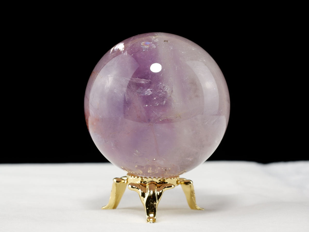 アメジスト 丸玉 44mm スフィア amethyst 置物 一点物 141-7318 【sold out】