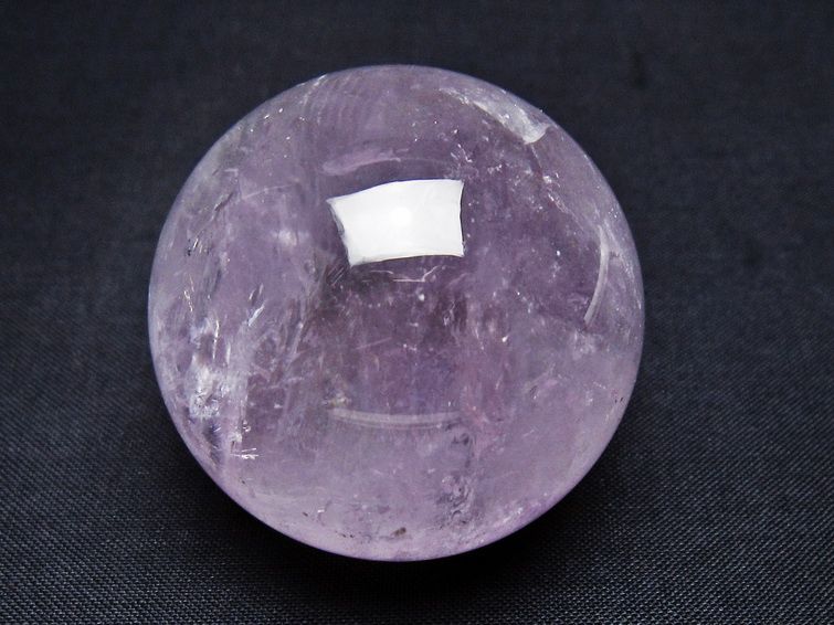 アメジスト 丸玉 44mm スフィア amethyst 置物 一点物 141-7319 [sold out]