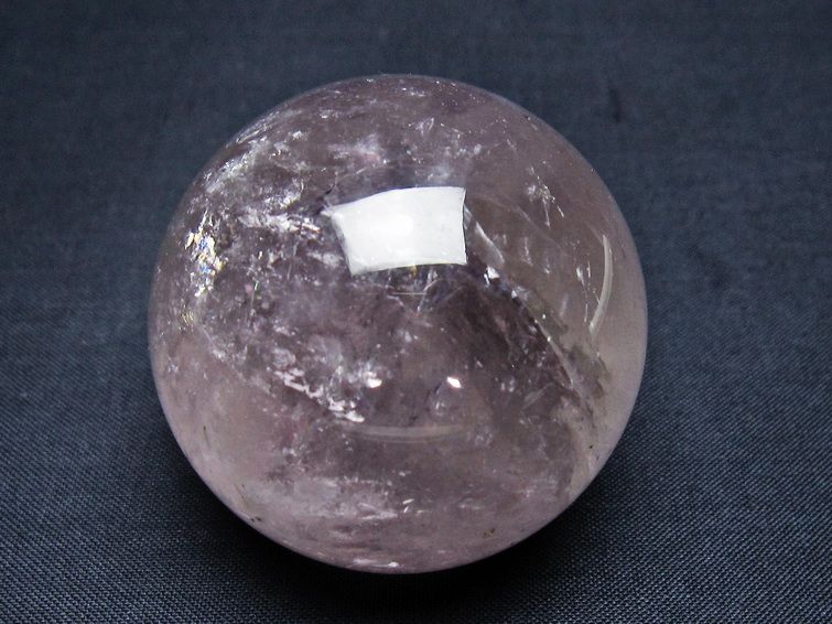 アメジスト 丸玉 49mm スフィア amethyst 置物 一点物 141-7323 【sold out】