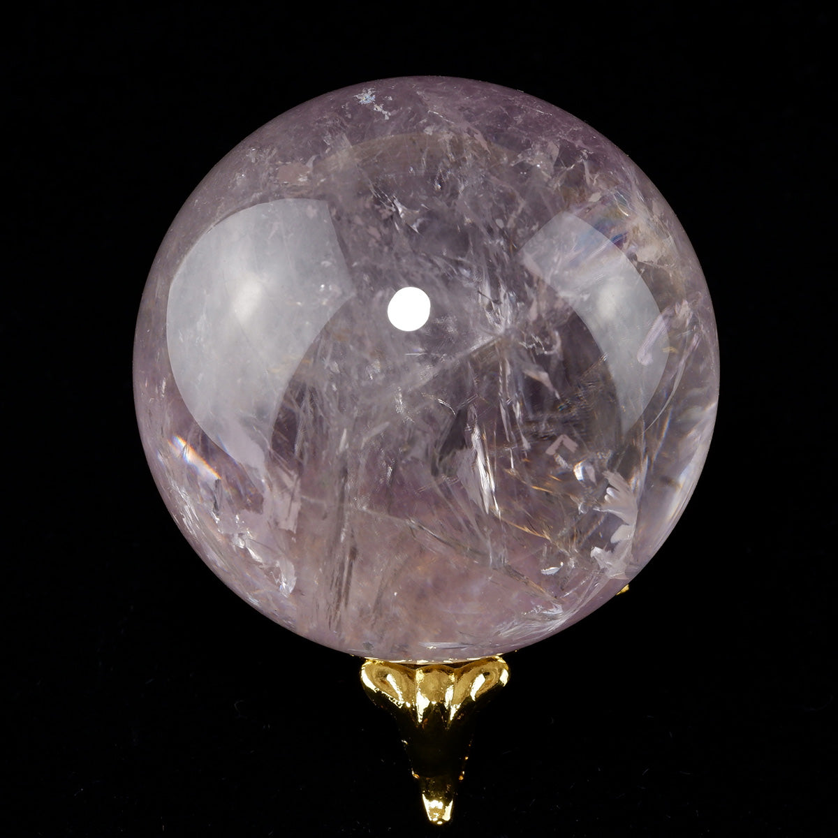 アメジスト 丸玉 51mm スフィア amethyst 置物 一点物 141-7329