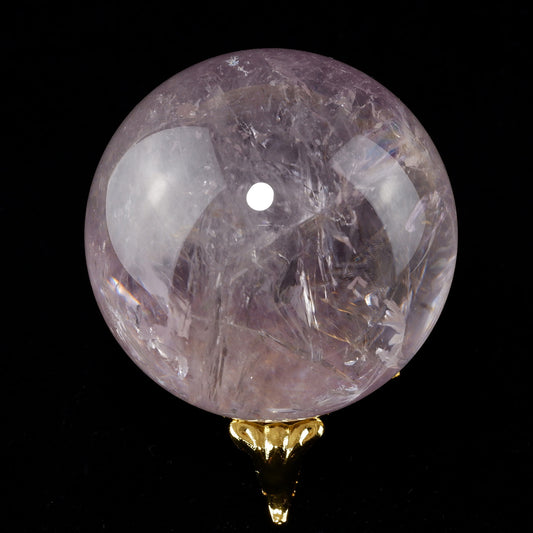 アメジスト 丸玉 51mm スフィア amethyst 置物 一点物 141-7329