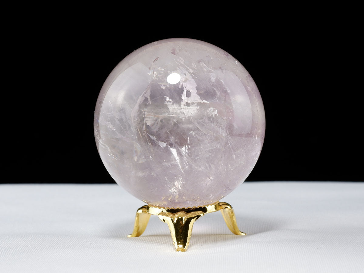 アメジスト 丸玉 51mm スフィア amethyst 置物 一点物 141-7329