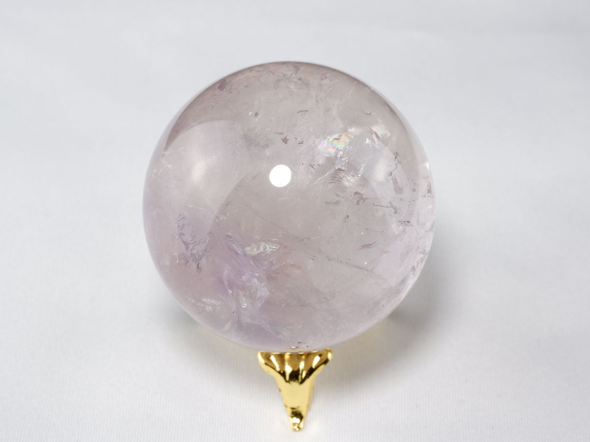 アメジスト 丸玉 51mm スフィア amethyst 置物 一点物 141-7329