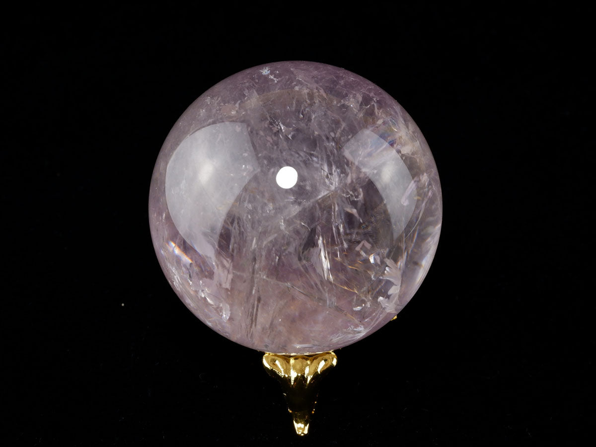 アメジスト 丸玉 51mm スフィア amethyst 置物 一点物 141-7329