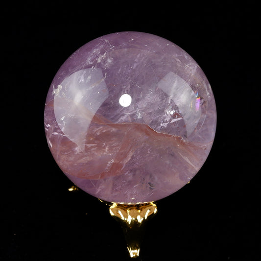 アメジスト 丸玉 47mm スフィア amethyst 置物 一点物 141-7333 【sold out】