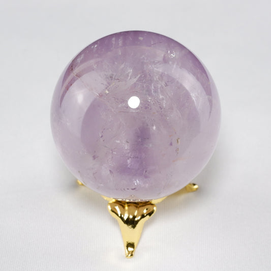 アメジスト 丸玉 46mm スフィア amethyst 置物 一点物 141-7334 【sold out】