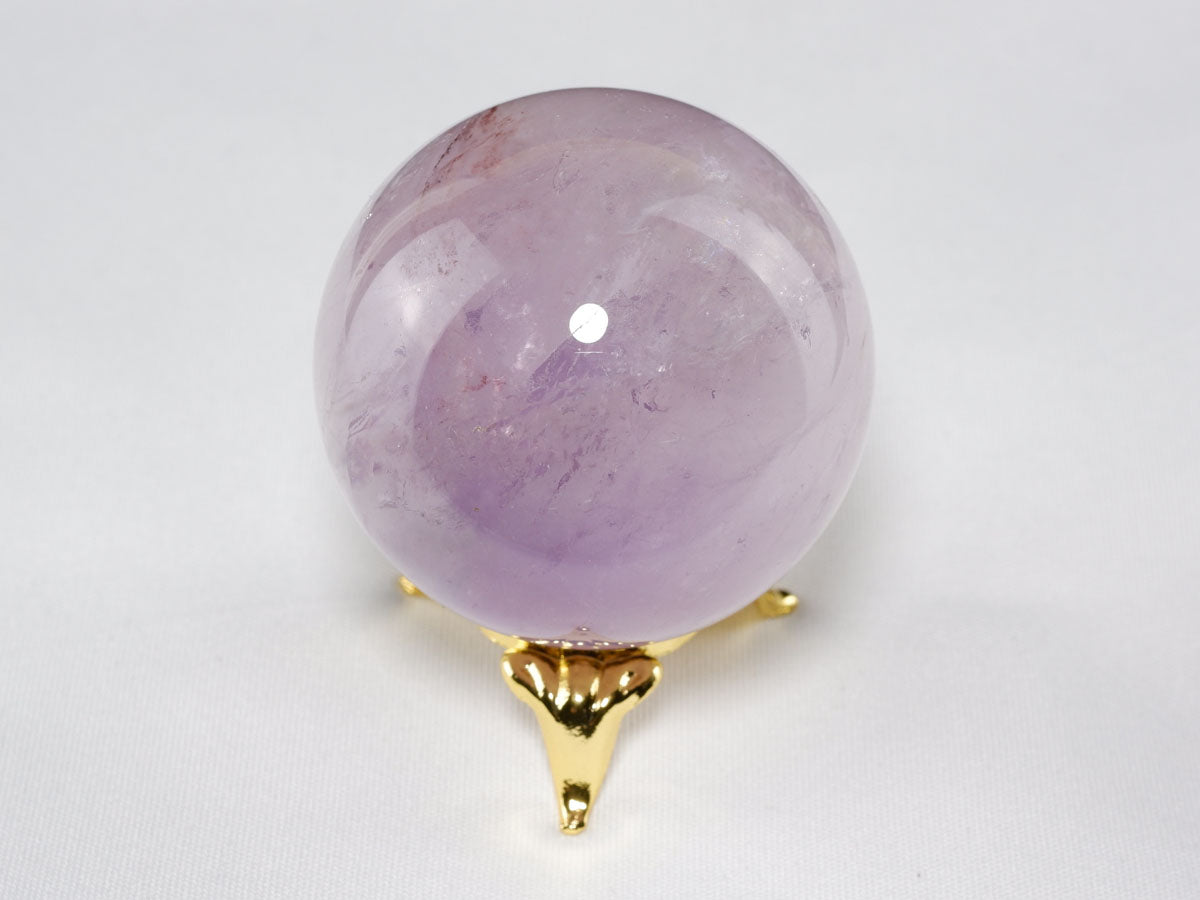 アメジスト 丸玉 46mm スフィア amethyst 置物 一点物 141-7334 【sold out】