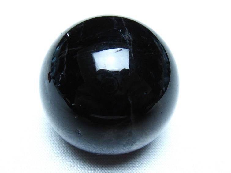 モリオン 黒水晶 丸玉 34mm スフィア 置物 原石 141-7339 【sold out】
