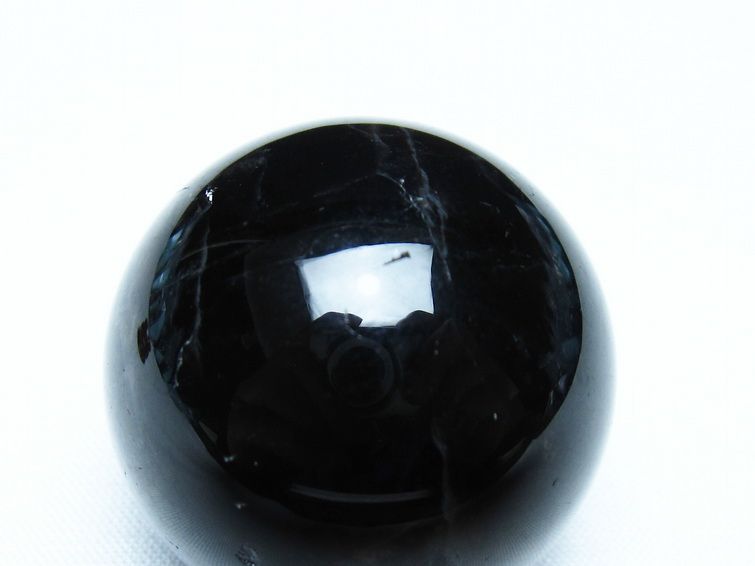 モリオン 黒水晶 丸玉 34mm スフィア 置物 原石 141-7339 【sold out】