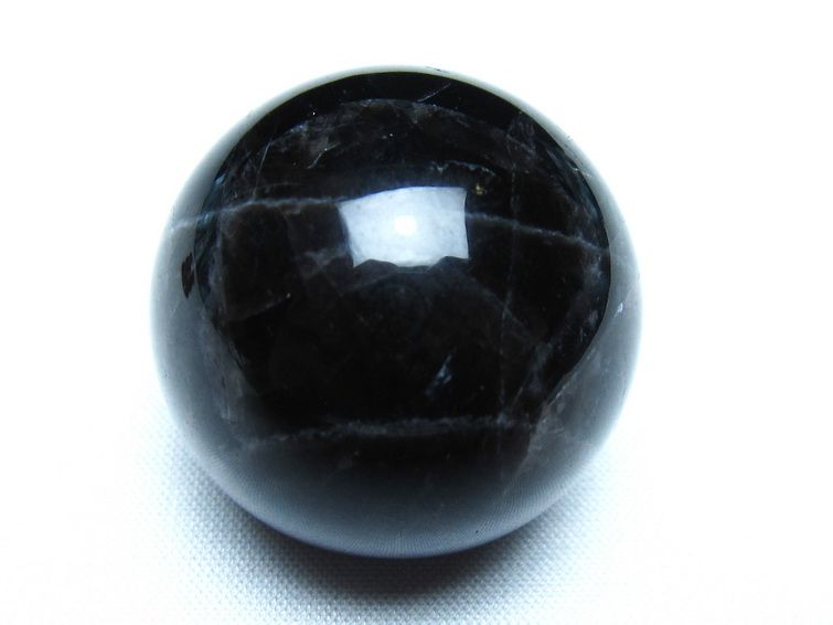 モリオン 黒水晶 丸玉 34mm スフィア 置物 原石 141-7340 【sold out】