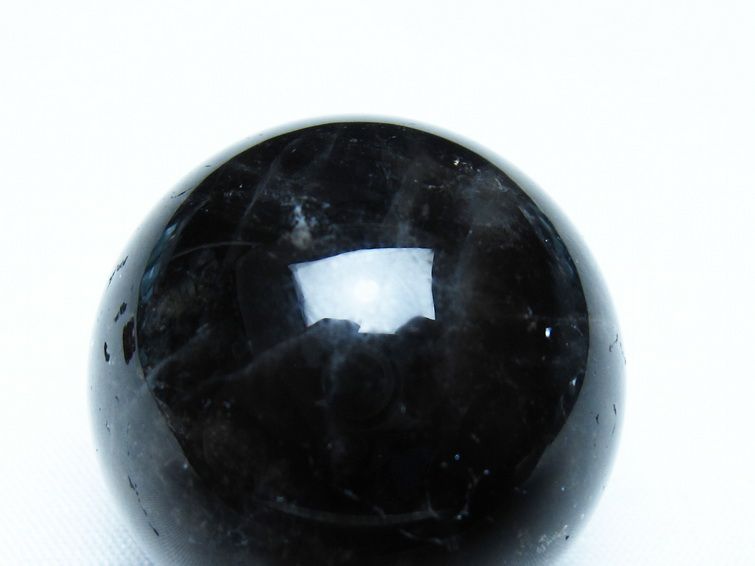 モリオン 黒水晶 丸玉 34mm スフィア 置物 原石 141-7341 【sold out】