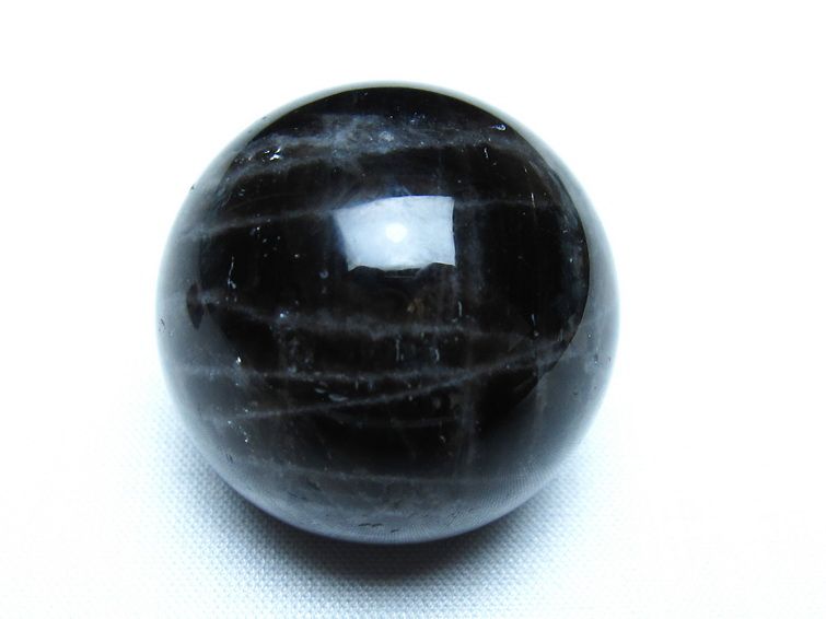 モリオン 黒水晶 丸玉 34mm スフィア 置物 原石 141-7343 【sold out】