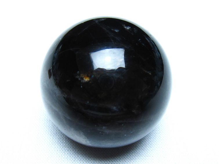 モリオン 黒水晶 丸玉 34mm スフィア 置物 原石 141-7344 【sold out】
