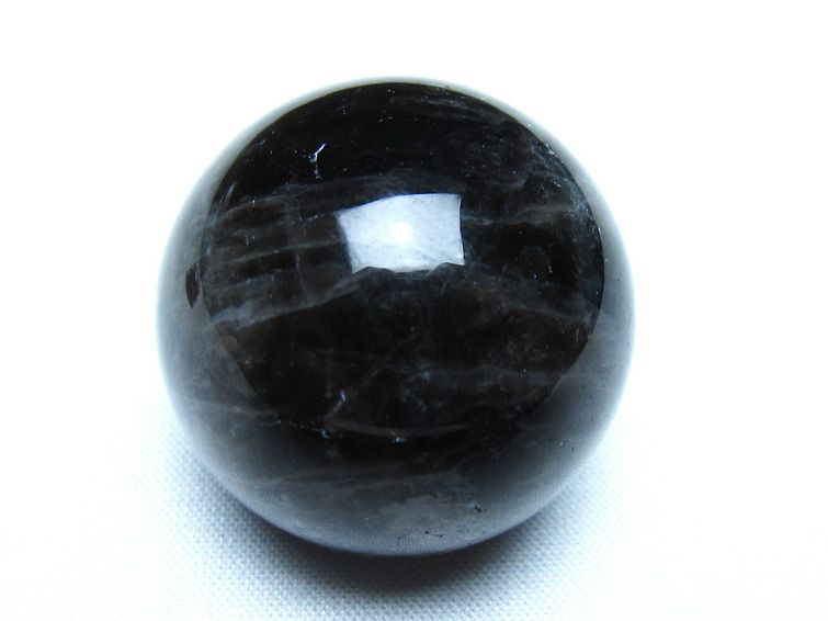 モリオン 黒水晶 丸玉 34mm スフィア 置物 原石 141-7345 [sold out]