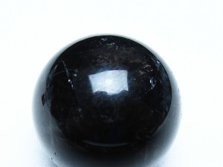 モリオン 黒水晶 丸玉 34mm スフィア 置物 原石 141-7346 【sold out】