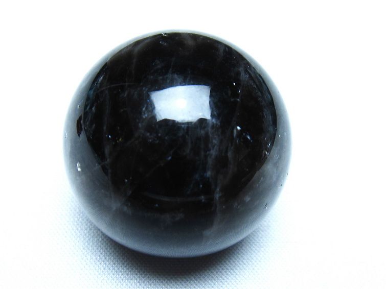 モリオン 黒水晶 丸玉 34mm スフィア 置物 原石 141-7347 【sold out】