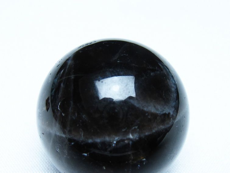 モリオン 黒水晶 丸玉 34mm スフィア 置物 原石 141-7348 【sold out】