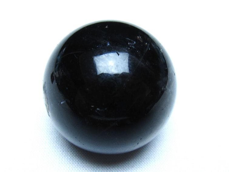 モリオン 黒水晶 丸玉 34mm スフィア 置物 原石 141-7349 【sold out】