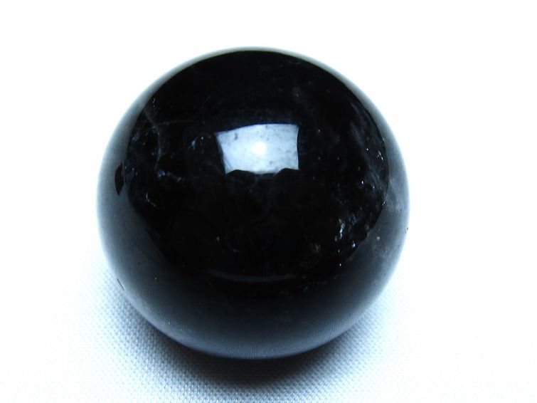 モリオン 黒水晶 丸玉 34mm スフィア 置物 原石 141-7350 【sold out】