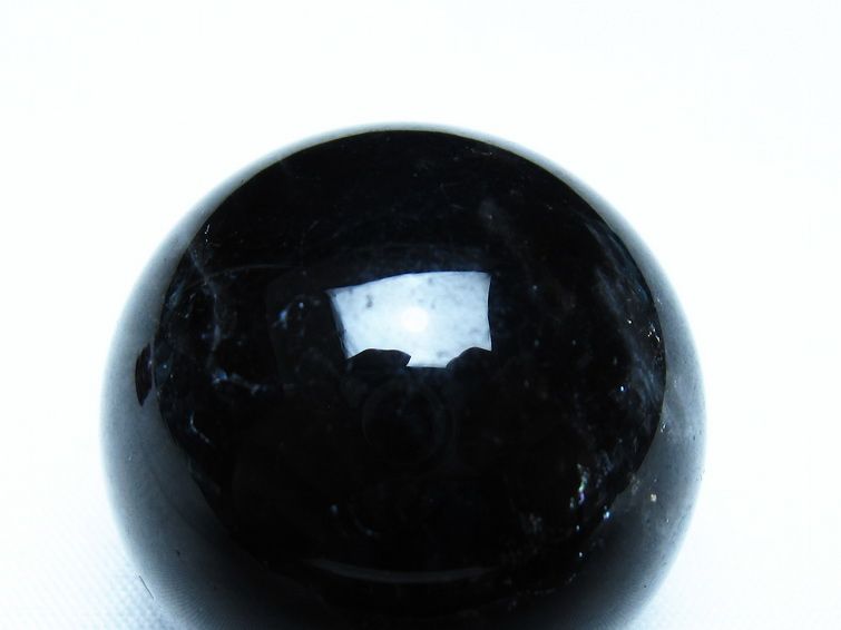 モリオン 黒水晶 丸玉 34mm スフィア 置物 原石 141-7350 【sold out】