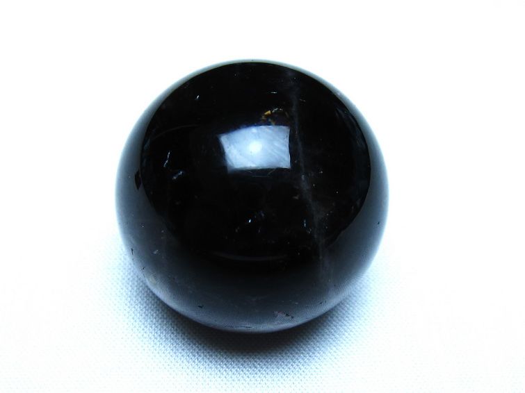 モリオン 黒水晶 丸玉 34mm スフィア 置物 原石 141-7353 【sold out】