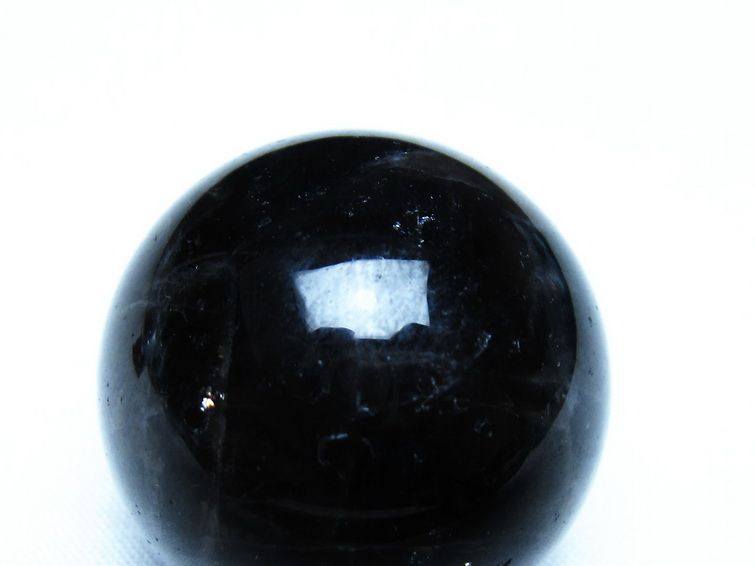 モリオン 黒水晶 丸玉 34mm スフィア 置物 原石 141-7359 【sold out】