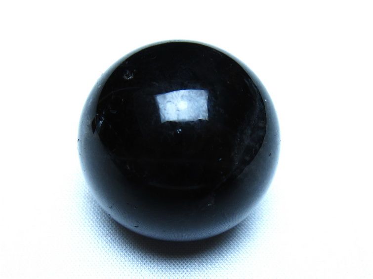 モリオン 黒水晶 丸玉 34mm スフィア 置物 原石 141-7360 【sold out】