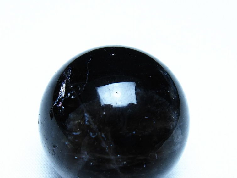 モリオン 黒水晶 丸玉 34mm スフィア 置物 原石 141-7361 【sold out】