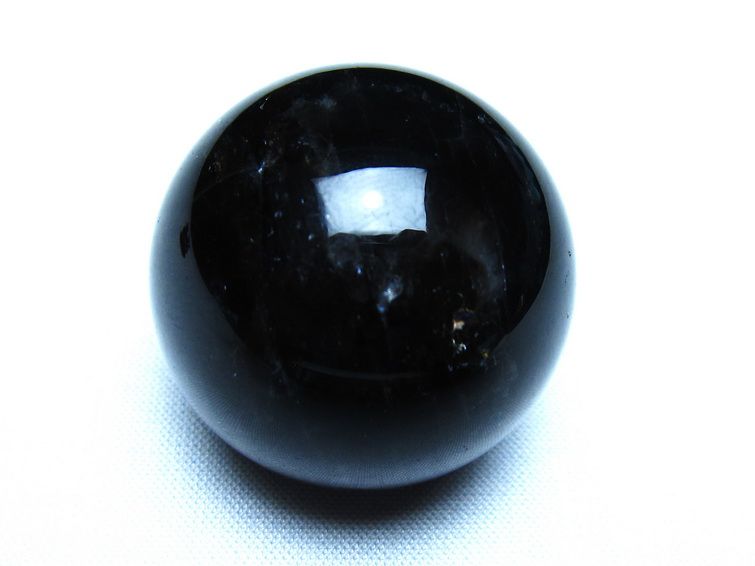 モリオン 黒水晶 丸玉 34mm スフィア 置物 原石 141-7363 [sold out]