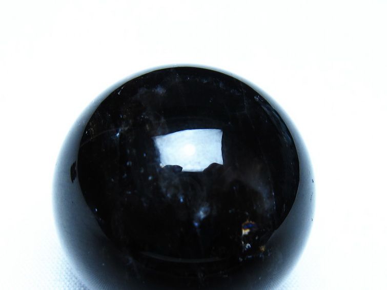 モリオン 黒水晶 丸玉 34mm スフィア 置物 原石 141-7363 [sold out]