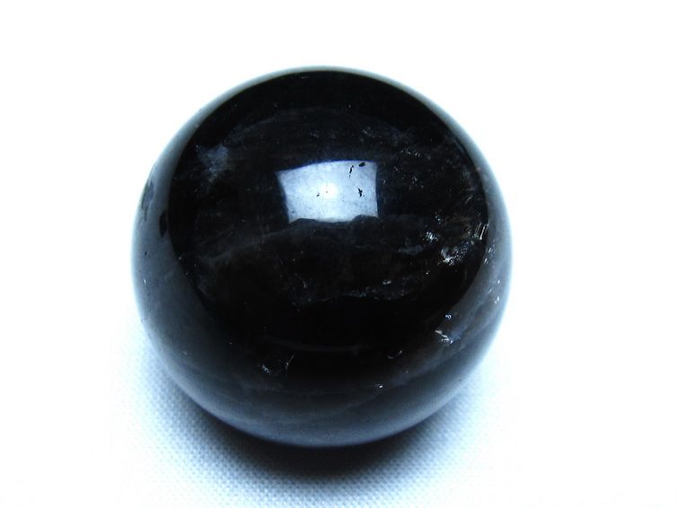 モリオン 黒水晶 丸玉 34mm スフィア 置物 原石 141-7367 【sold out】