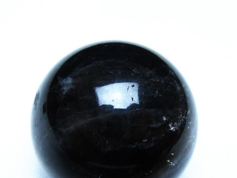 モリオン 黒水晶 丸玉 34mm スフィア 置物 原石 141-7367 【sold out】