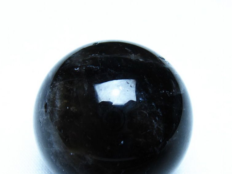 モリオン 黒水晶 丸玉 34mm スフィア 置物 原石 141-7368 【sold out】