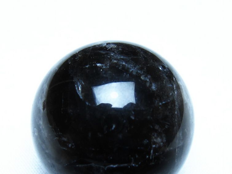 モリオン 黒水晶 丸玉 34mm スフィア 置物 原石 141-7369 【sold out】