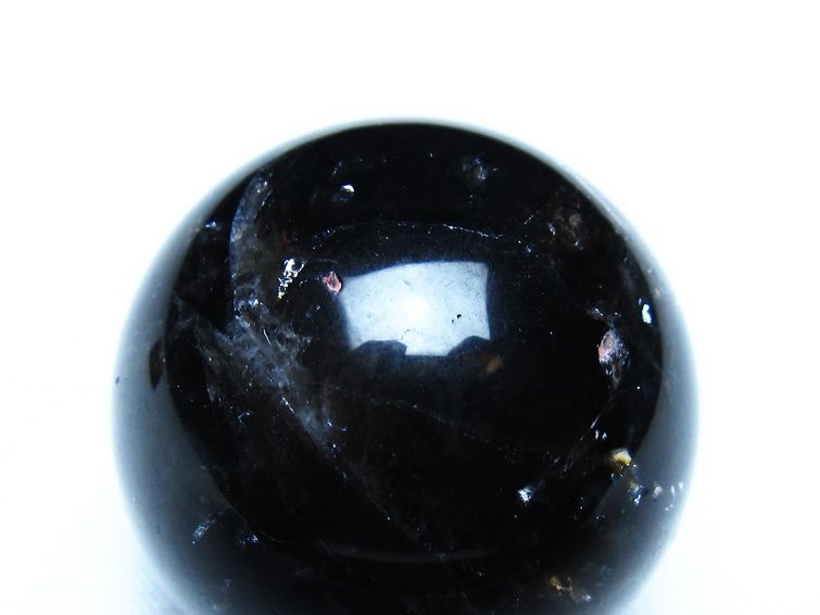 モリオン 黒水晶 丸玉 34mm スフィア 置物 原石 141-7374 [sold out]