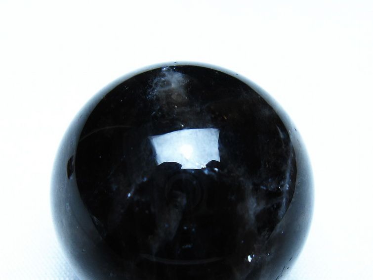 モリオン 黒水晶 丸玉 34mm スフィア 置物 原石 141-7376 【sold out】