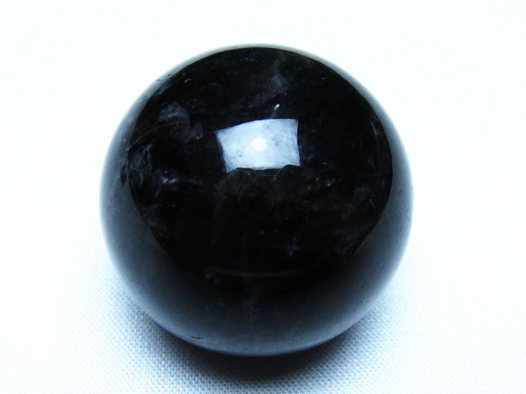 モリオン 黒水晶 丸玉 35mm スフィア 置物 原石 141-7378[sold out]