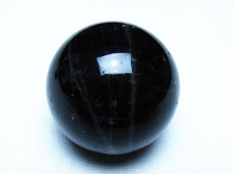 モリオン 黒水晶 丸玉 35mm スフィア 置物 原石 141-7379[sold out]
